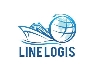 LINE LOGIS logo design by shere