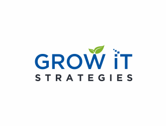 Grow IT Strategies logo design by ammad