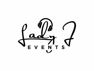 Lady J Events logo design by ammad