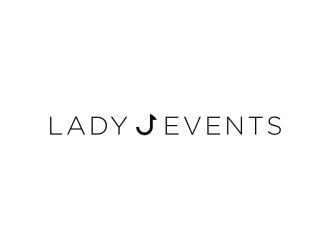 Lady J Events logo design by Franky.