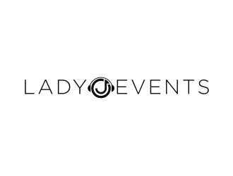 Lady J Events logo design by Franky.