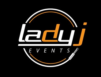 Lady J Events logo design by frontrunner