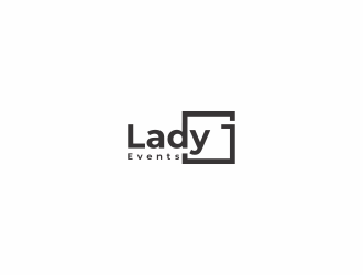 Lady J Events logo design by haidar