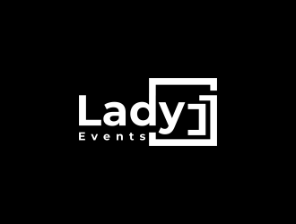 Lady J Events logo design by haidar