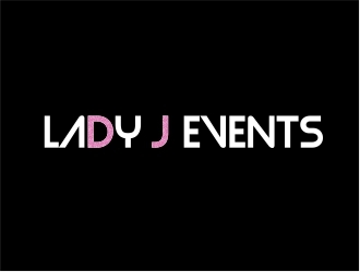 Lady J Events logo design by RealTaj