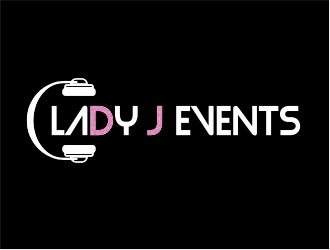 Lady J Events logo design by RealTaj