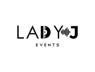 Lady J Events logo design by aldesign