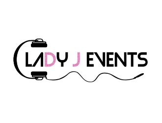 Lady J Events logo design by RealTaj