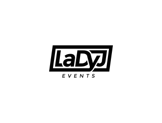 Lady J Events logo design by naldart
