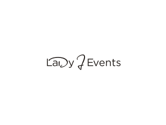Lady J Events logo design by Barkah