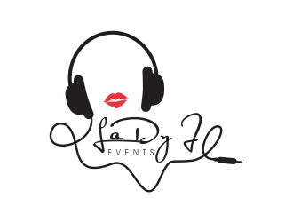 Lady J Events logo design by rokenrol