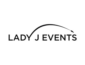 Lady J Events logo design by EkoBooM