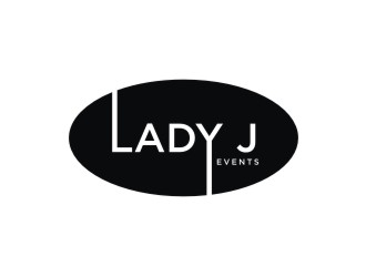 Lady J Events logo design by EkoBooM