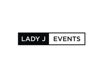 Lady J Events logo design by EkoBooM