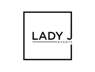 Lady J Events logo design by EkoBooM