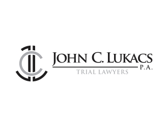 John C. Lukacs, P.A. logo design by rokenrol