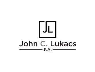 John C. Lukacs, P.A. logo design by Franky.
