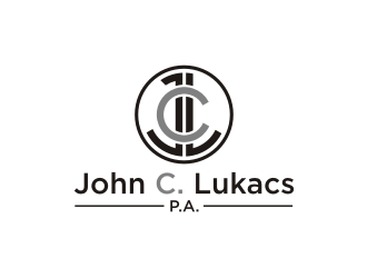John C. Lukacs, P.A. logo design by Franky.