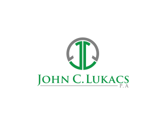 John C. Lukacs, P.A. logo design by Shina