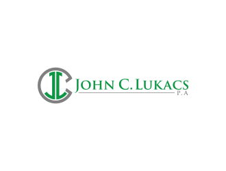 John C. Lukacs, P.A. logo design by Shina