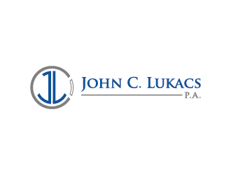 John C. Lukacs, P.A. logo design by mhala