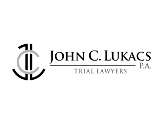 John C. Lukacs, P.A. logo design by dibyo