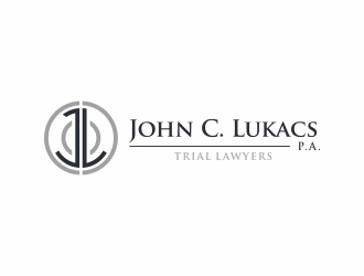 John C. Lukacs, P.A. logo design by ammad