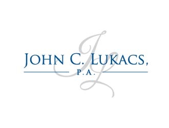 John C. Lukacs, P.A. logo design by maserik