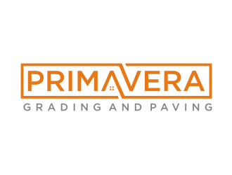 Primavera grading and paving logo design by Franky.