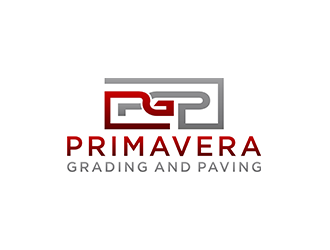 Primavera grading and paving logo design by checx