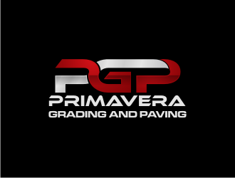 Primavera grading and paving logo design by BintangDesign