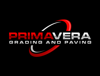 Primavera grading and paving logo design by lexipej