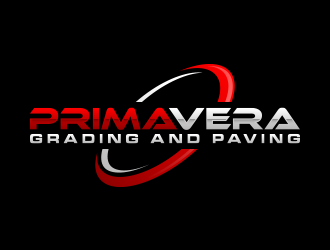 Primavera grading and paving logo design by lexipej