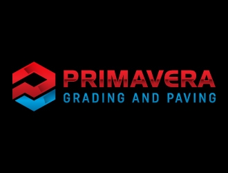 Primavera grading and paving logo design by akilis13