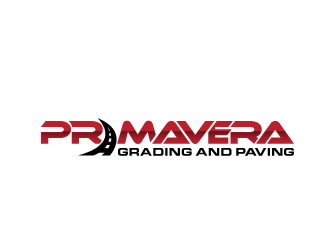 Primavera grading and paving logo design by scriotx
