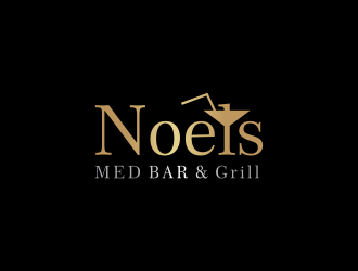 Noels MED BAR & Grill logo design by haidar