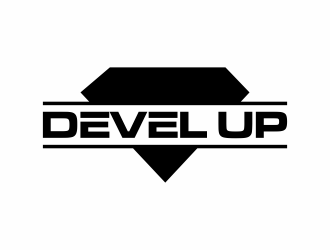 DEVEL UP logo design by haidar