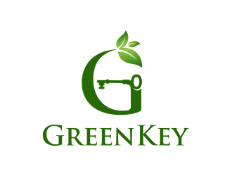 Green Key logo design by AisRafa