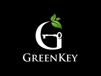 Green Key logo design by AisRafa