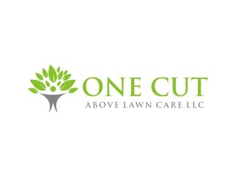 One Cut Above Lawn Care LLC logo design by EkoBooM