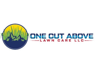 One Cut Above Lawn Care LLC logo design by Erasedink