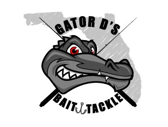 Gator D’s Bait & Tackle logo design by icenemesys