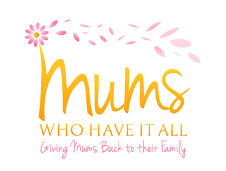 Mums who have it all with tag line Giving Mums back to their family logo design by megalogos