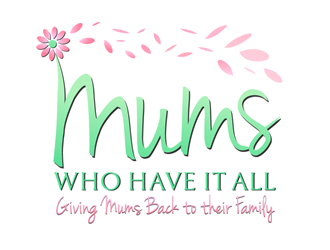 Mums who have it all with tag line Giving Mums back to their family logo design by megalogos