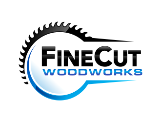 FineCut Woodworks  logo design by ingepro
