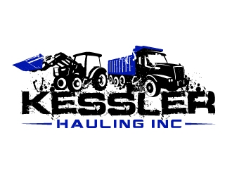Kessler Hauling Inc logo design by ElonStark