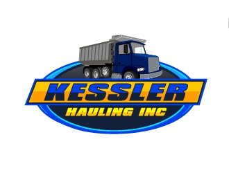 Kessler Hauling Inc logo design by Ultimatum