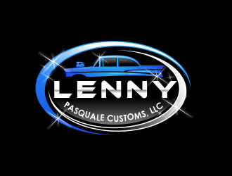 LENNY PASQUALE CUSTOMS, LLC logo design by giphone