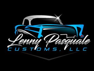 LENNY PASQUALE CUSTOMS, LLC logo design by THOR_