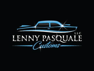 LENNY PASQUALE CUSTOMS, LLC logo design by Eliben